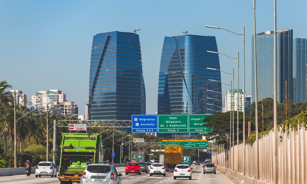 Foto da Marginal Pinheiros, no Itaim Bibi