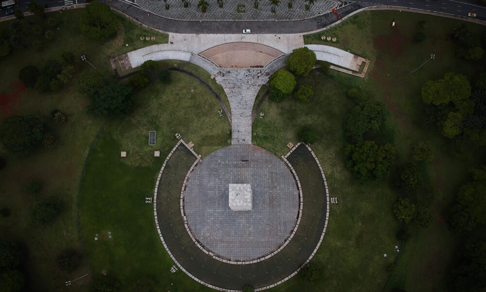 Obelisco no Ibirapuera, em São Paulo